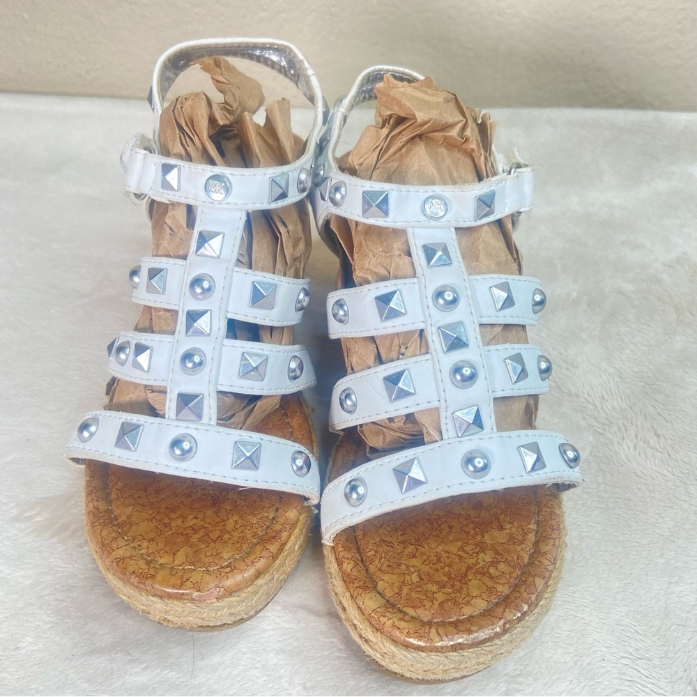 Michael Kors Studded Wedge Espadrilles - Picture 7 of 17